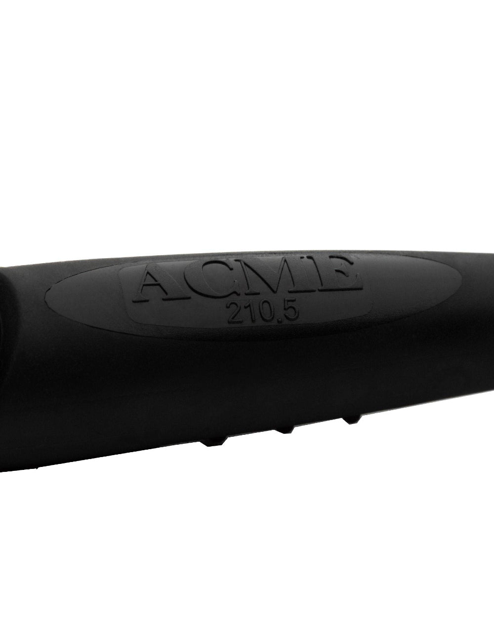 Black Coloured Acme 210.5 Alpha Dog Whistle on white background #colour_black