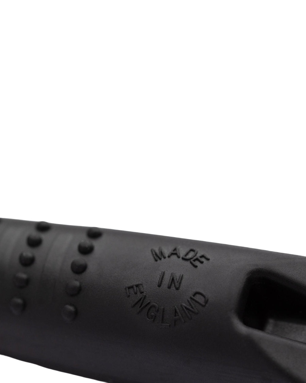 Black Coloured Acme 210.5 Alpha Dog Whistle on white background #colour_black