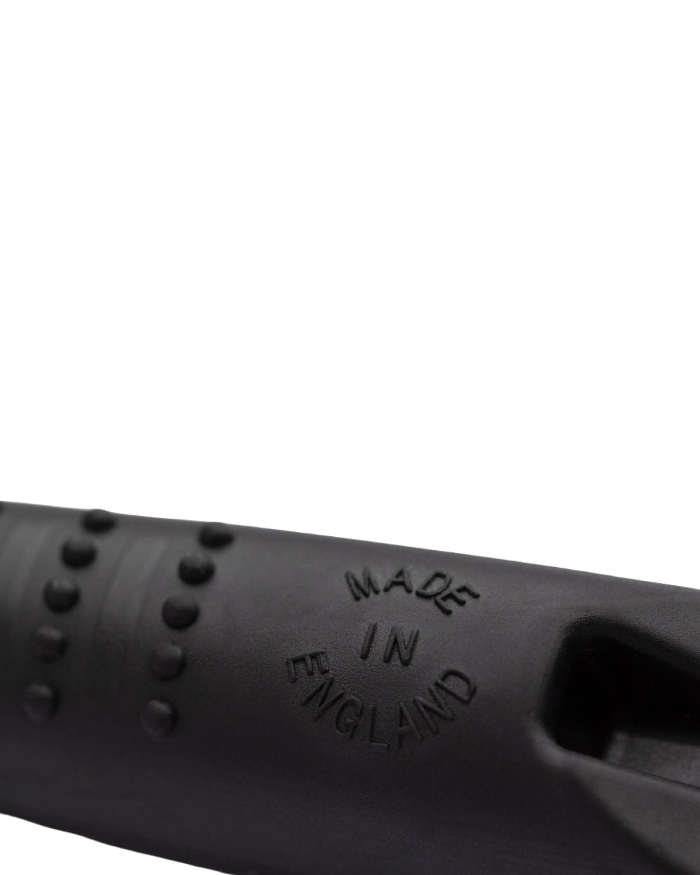 Black Coloured Acme 211.5 Alpha Dog Whistle on white background #colour_black