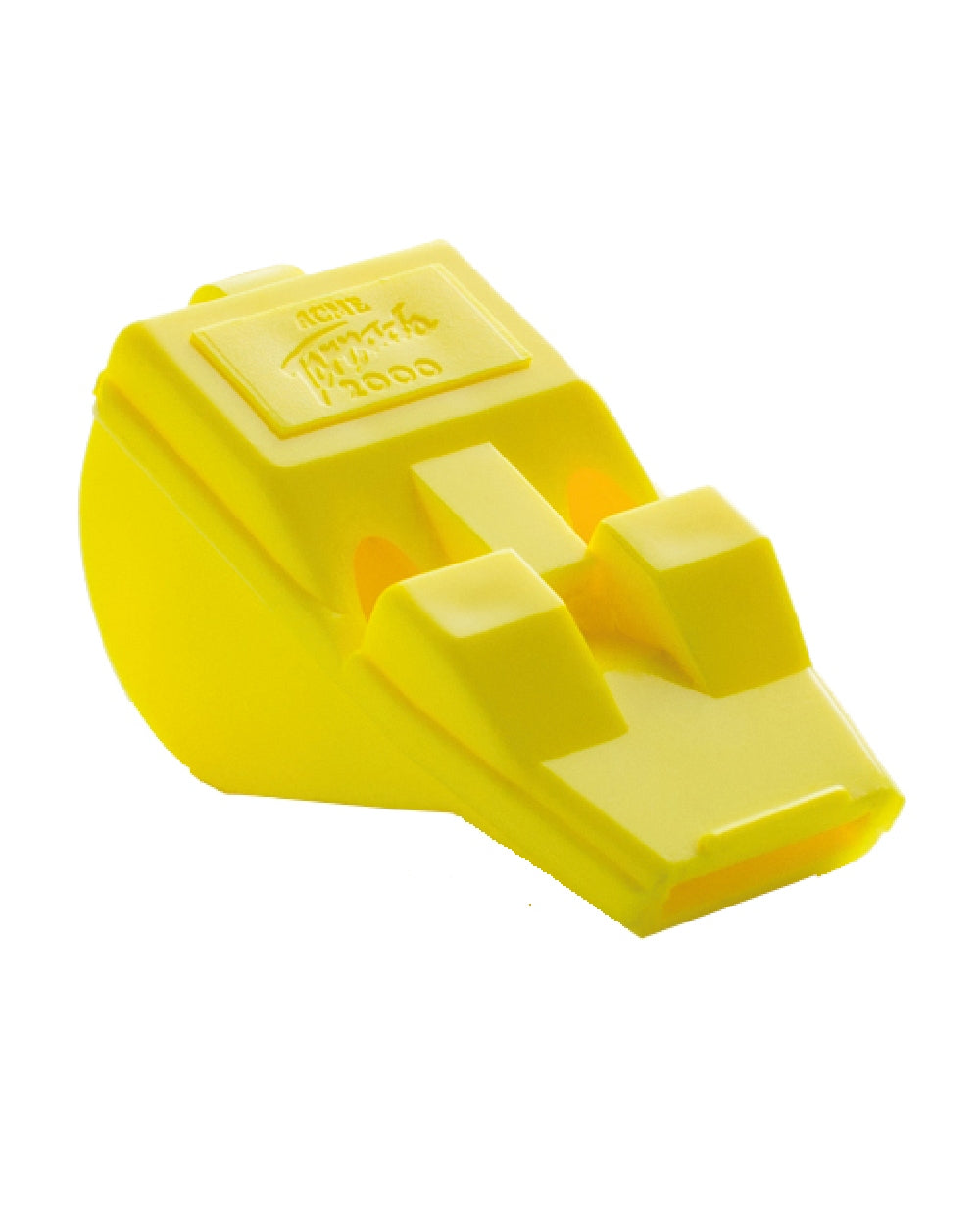 Yellow Coloured Acme Tornado Sports Whistle on white background #colour_yellow