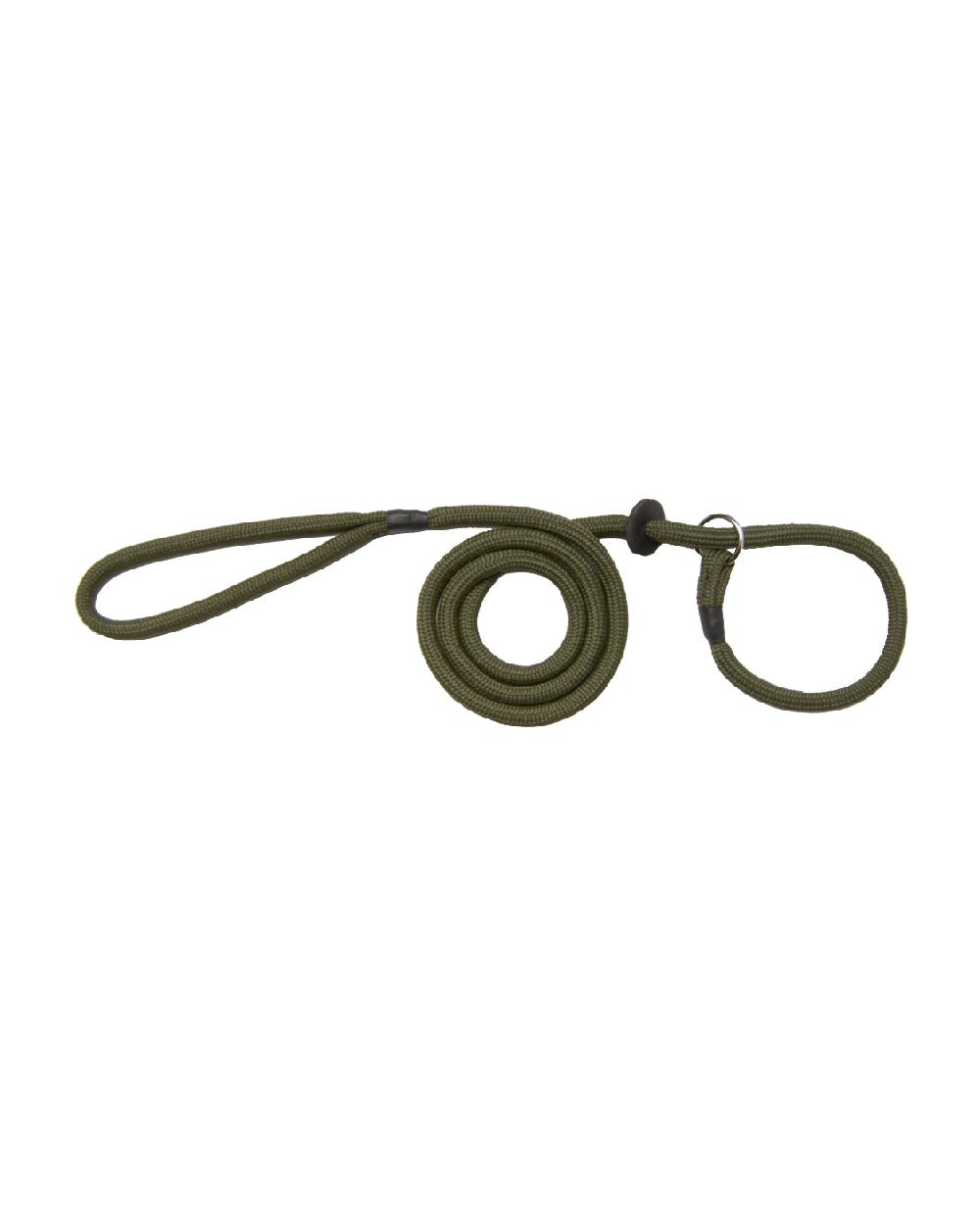 Green Coloured Bisley Basic Slip Lead on white background #colour_green