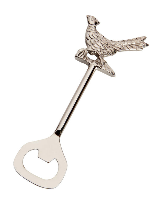 Pheasant Style Bisley Bottle Opener Stainless Steel on white background #style_pheasant