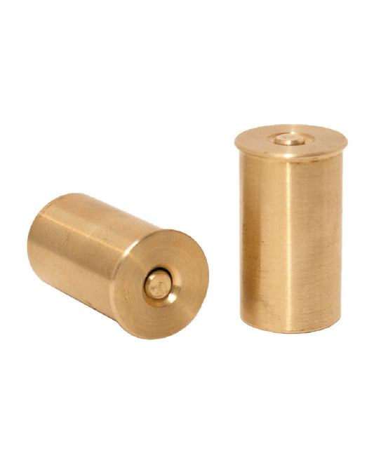 Bisley Brass Snap Caps On White Background