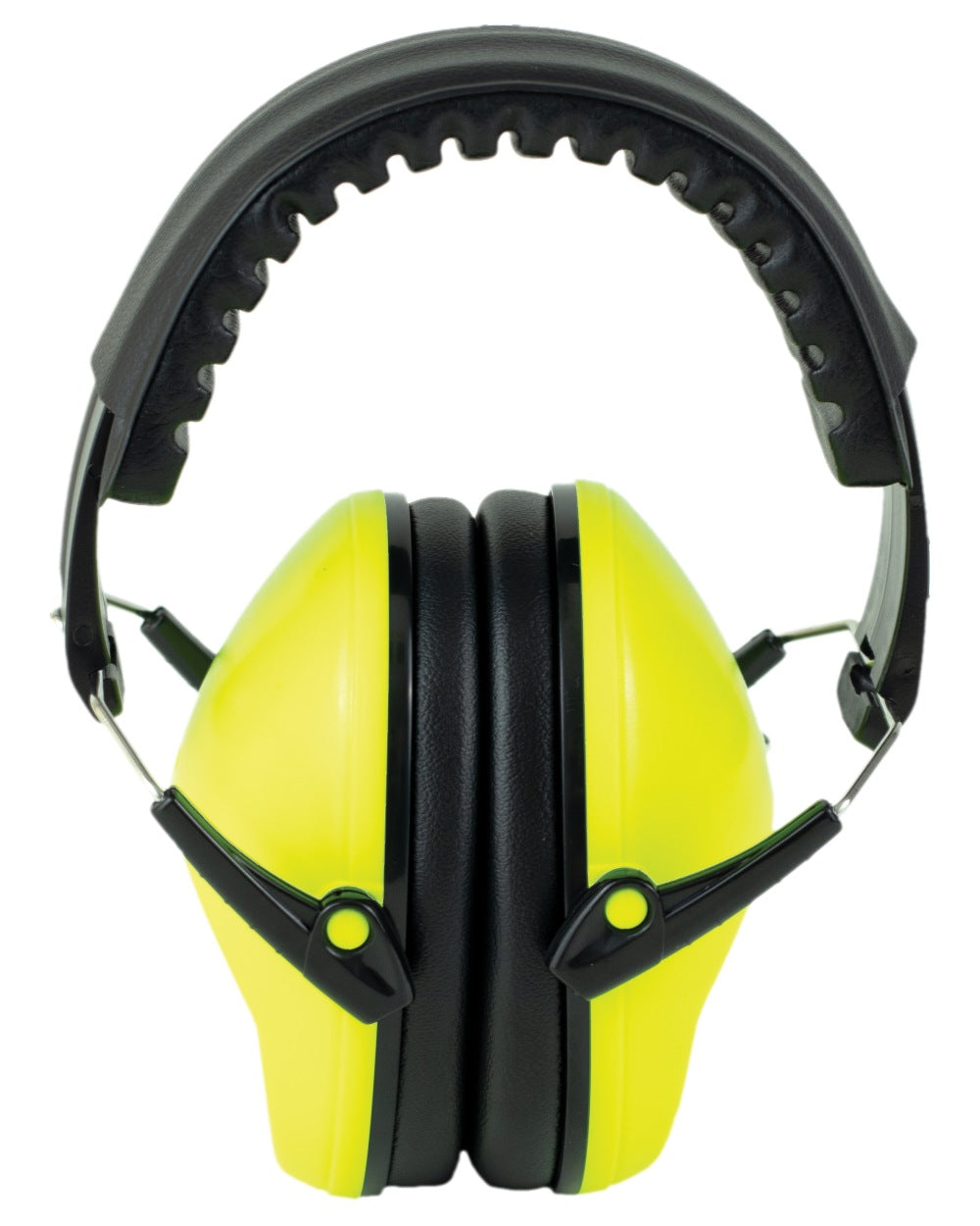 Luminous Yellow Coloured Bisley Compact Hearing Protection on white background #colour_luminous-yellow