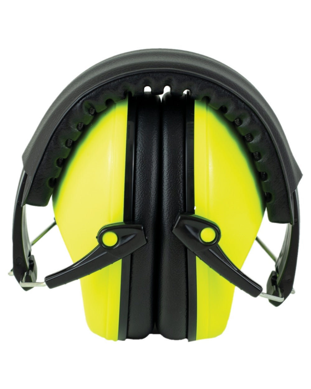 Luminous Yellow Coloured Bisley Compact Hearing Protection on white background #colour_luminous-yellow