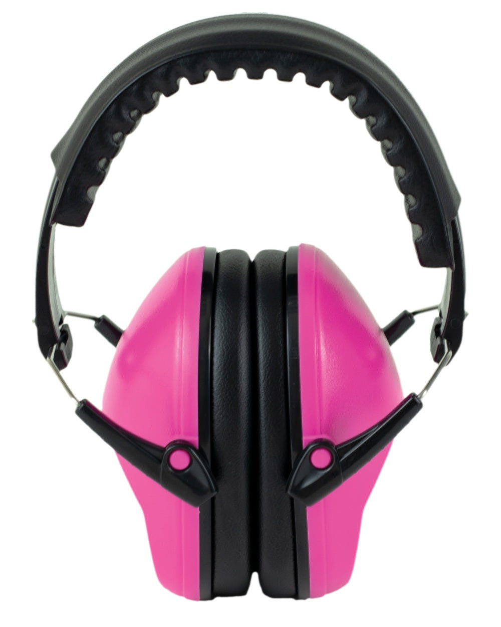 Pink Coloured Bisley Compact Hearing Protection on white background #colour_pink