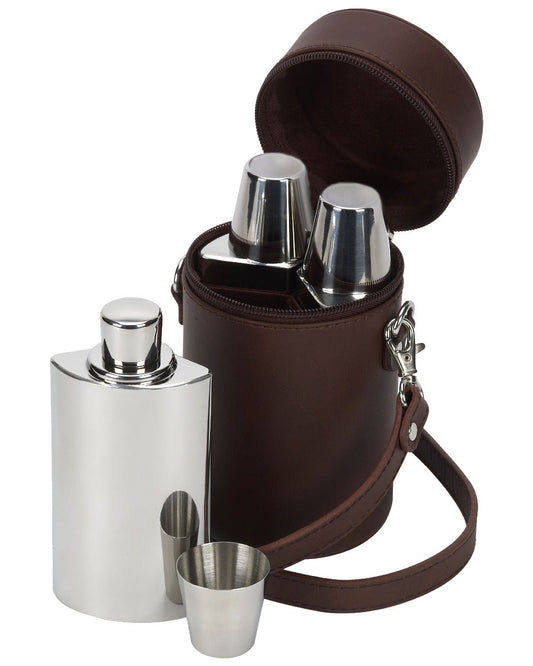 Bisley David Nickerson Travel Bar Whisky Set on white background