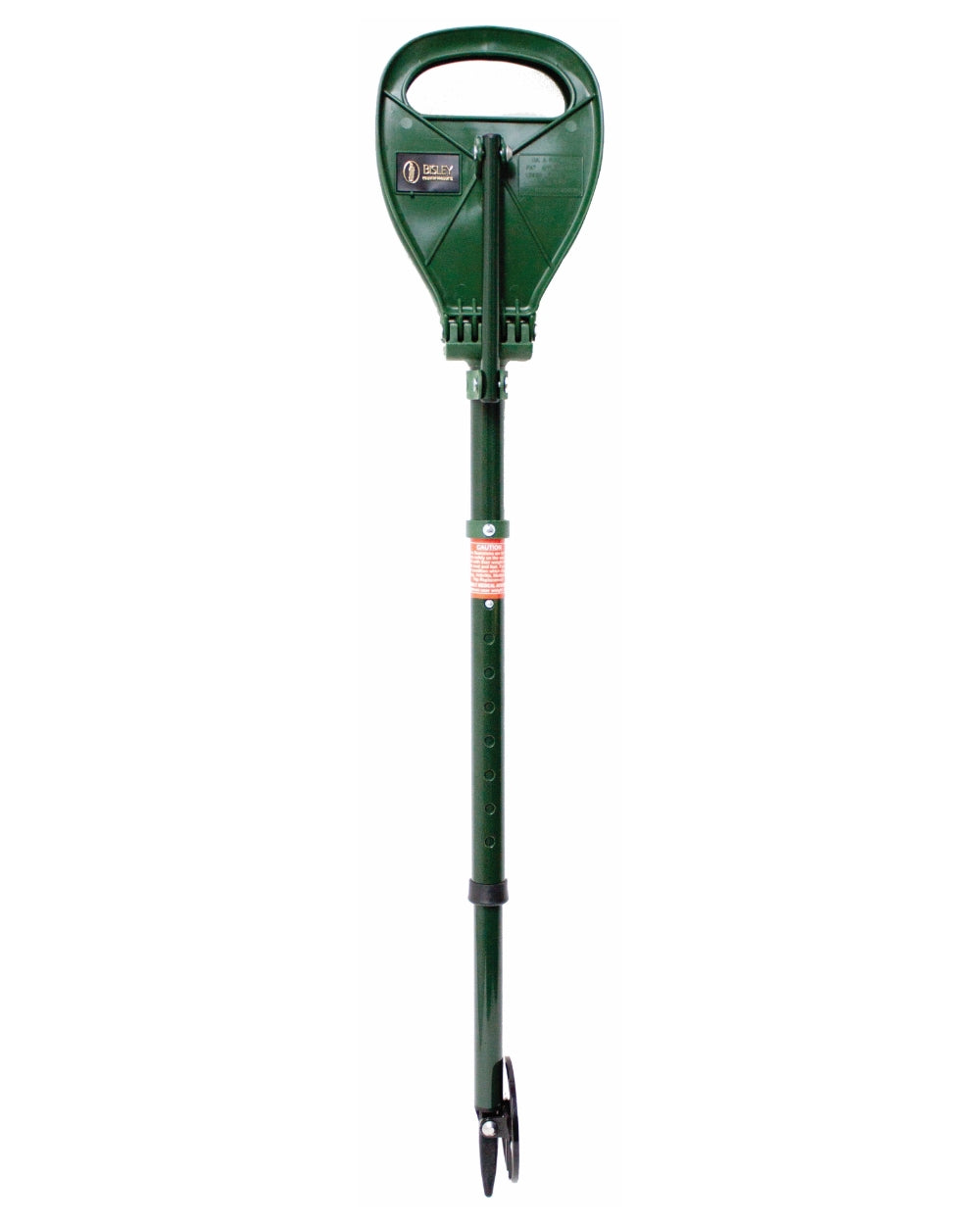 Green Coloured Bisley Deluxe Field Seat Stick on white background #colour_green