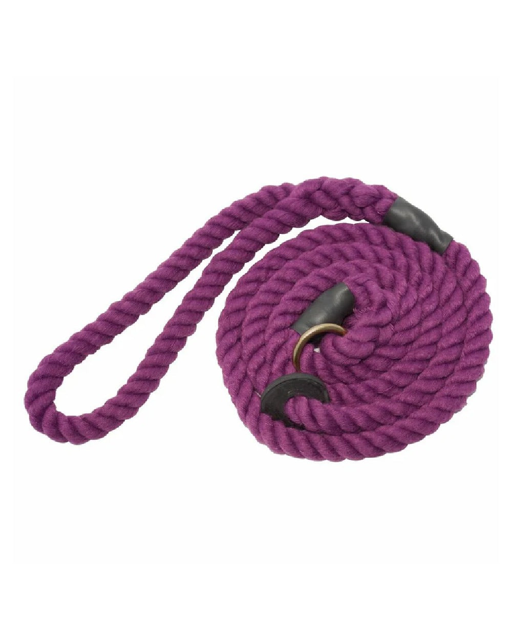 Purple Coloured Bisley Elite Slip Lead on white background #colour_purple