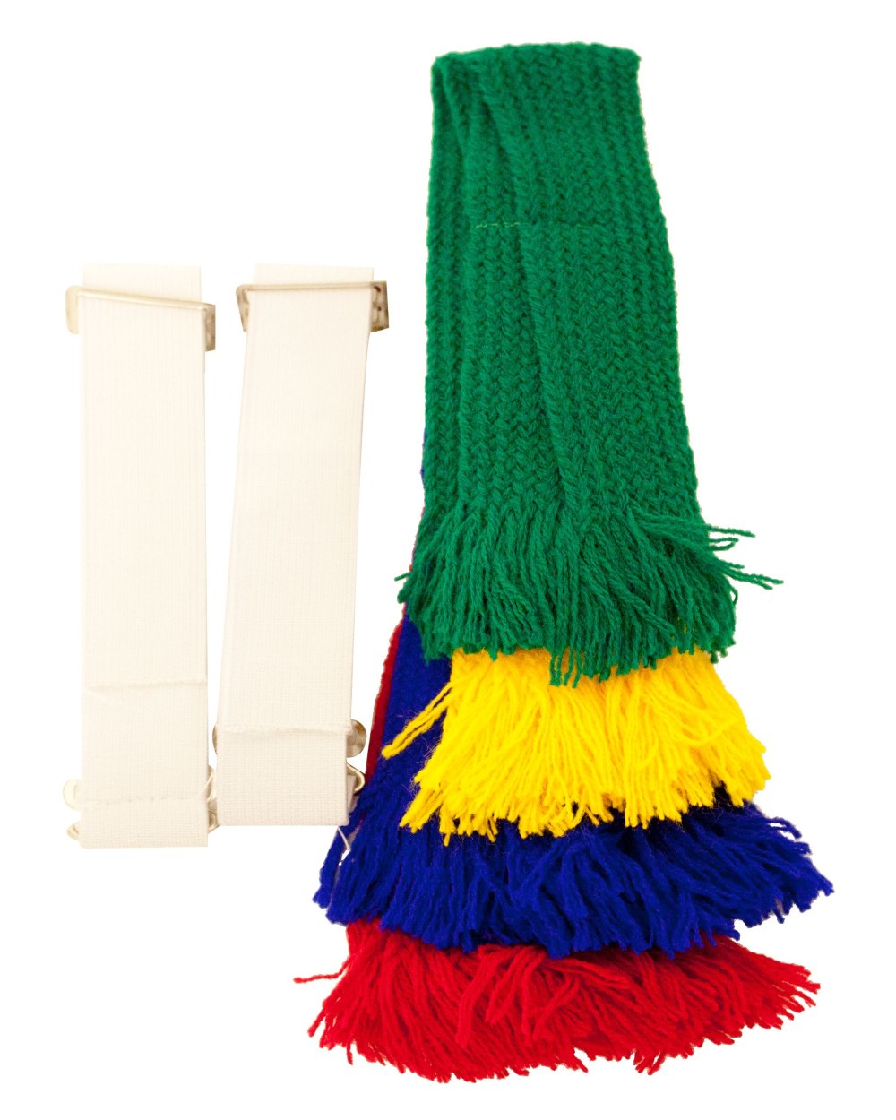 Bright Coloured Bisley Garter Set on white background #colour_bright