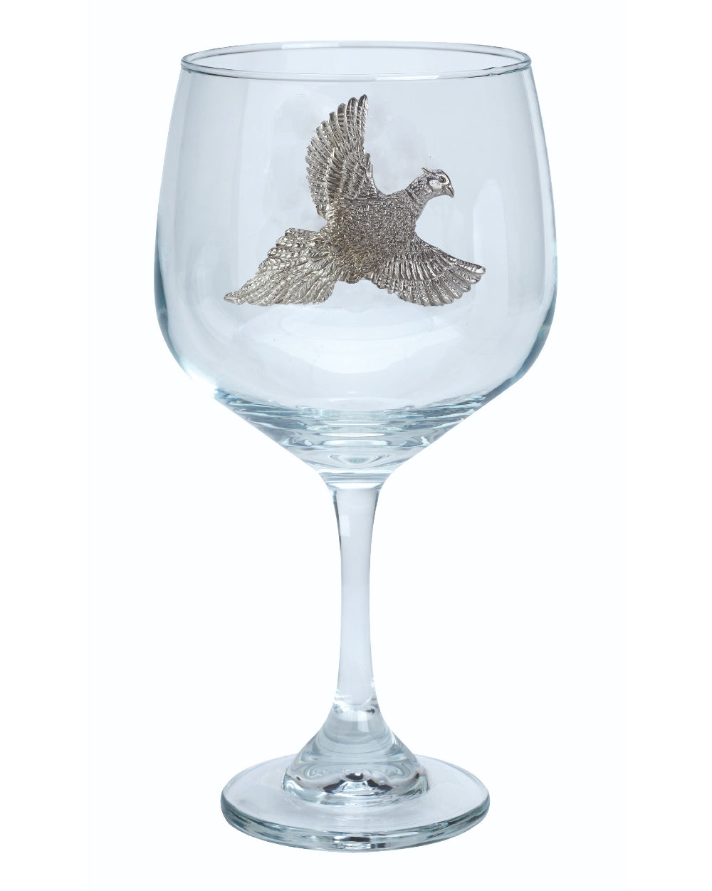 Flying Pheasant styled Bisley Gin Glass on white background #style_flying-pheasant