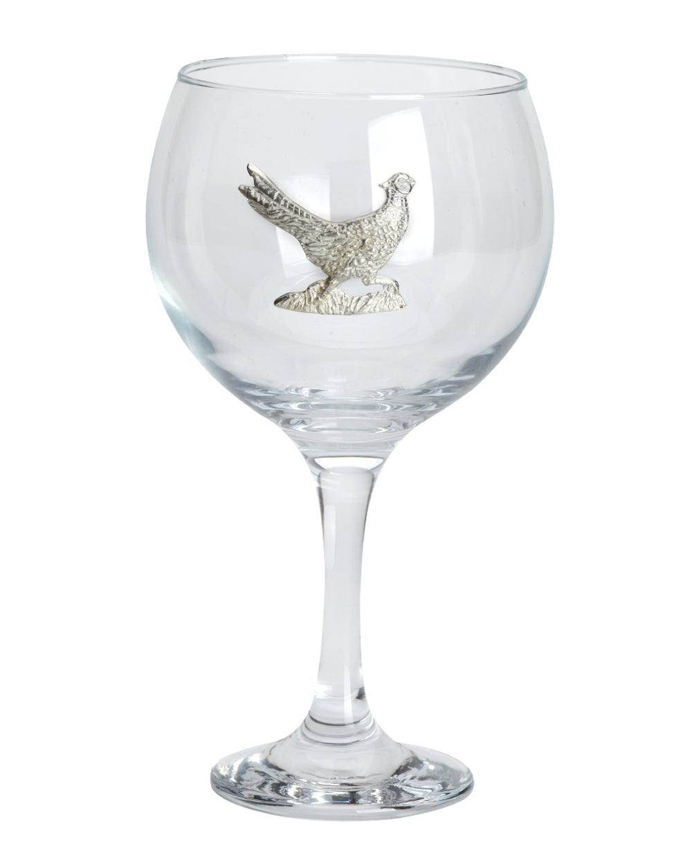 Running Pheasant styled Bisley Gin Glass on white background #style_running-pheasant