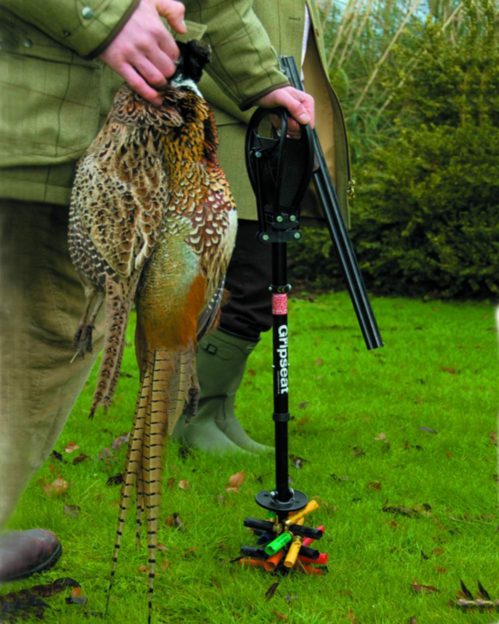 Bisley Gripseat Cartridge Collector Seat Stick On Forest Background