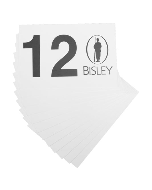 Bisley Gun Stand Numbers On White Background