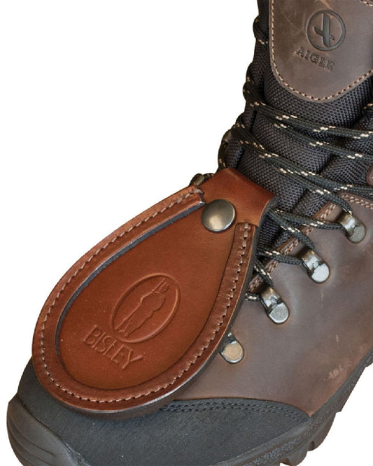 Bisley Leather Toe Protector On White Background