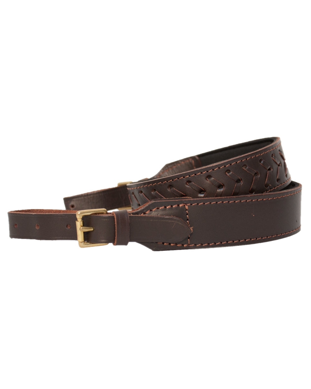 Bisley Neoprene Lined Leather Sling On White Background