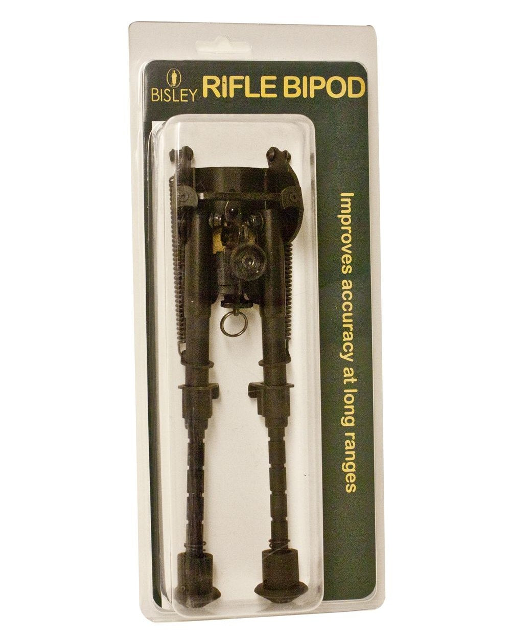 Bisley Rifle Bipod Fixed On White Background