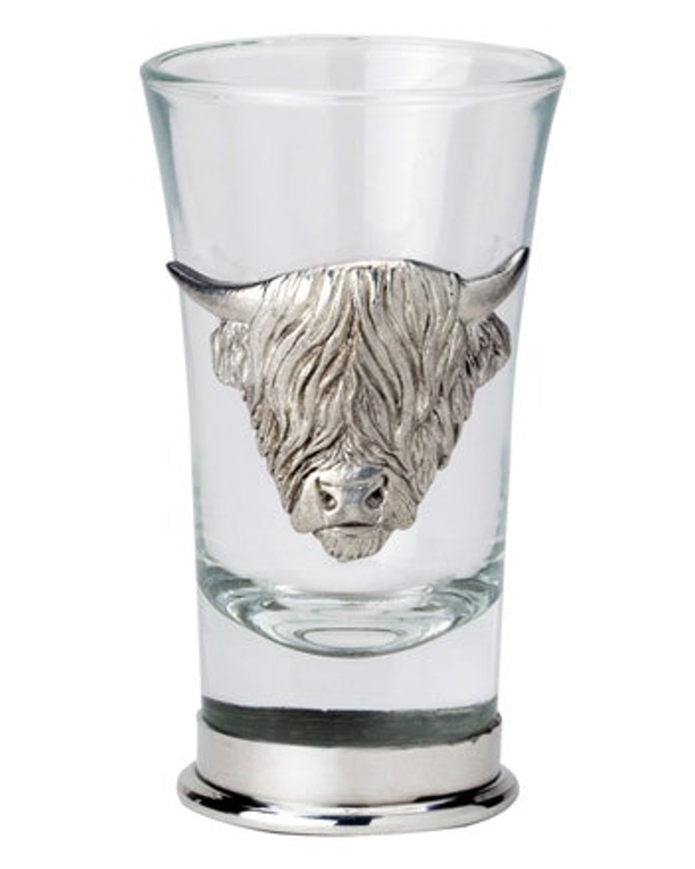Bisley Shot Glasses In Highland Cow on a white background #style_highland-cow