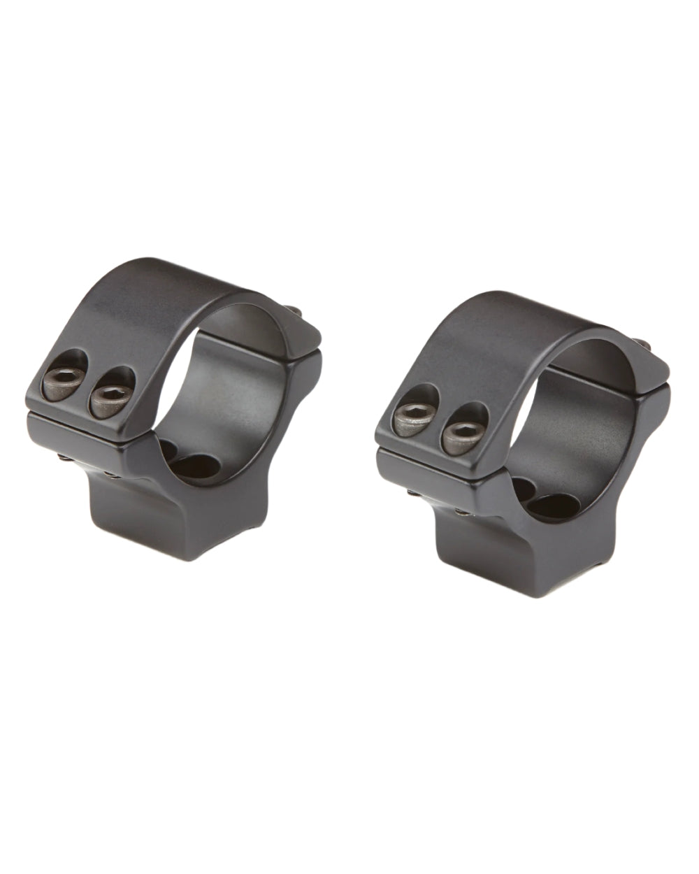 Bisley Two Piece Mounts for 30mm Tube for Theoben Rapid 7 On White Background