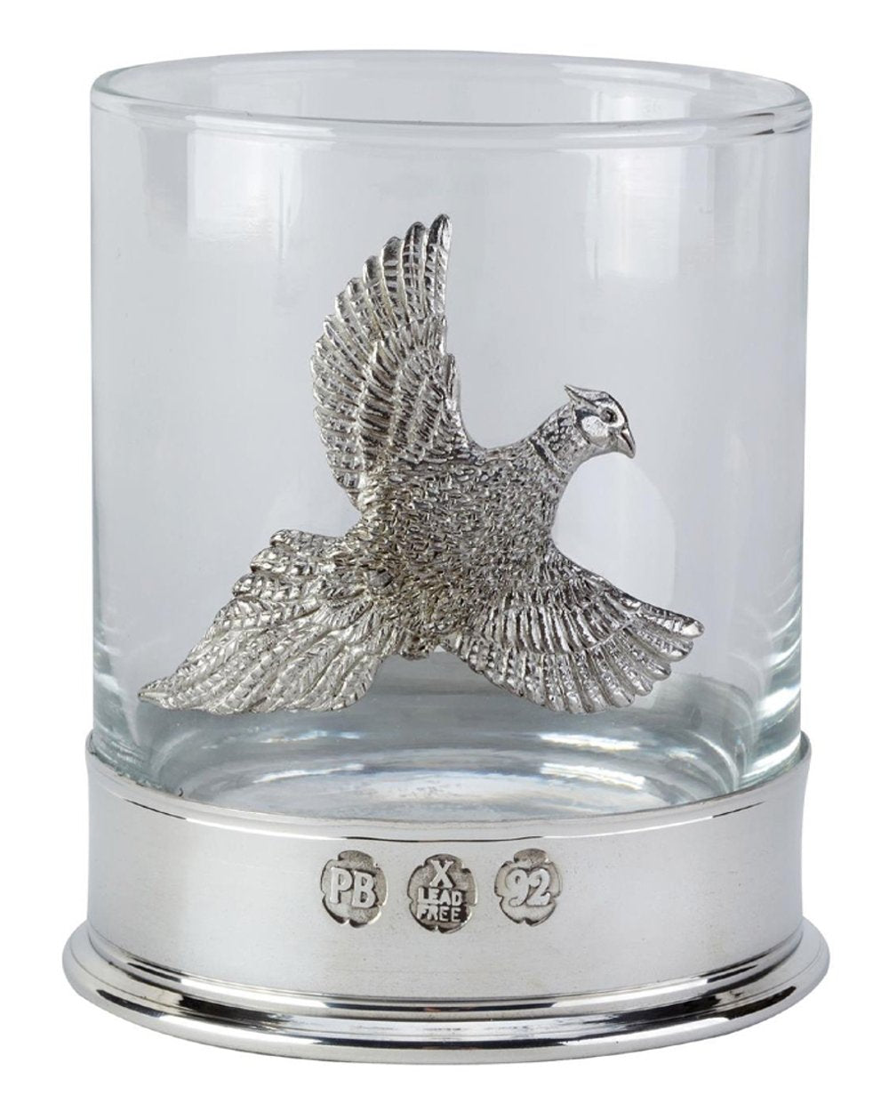 Bisley whisky Glasses In Flying Pheasant on a white background #style_flying-pheasant