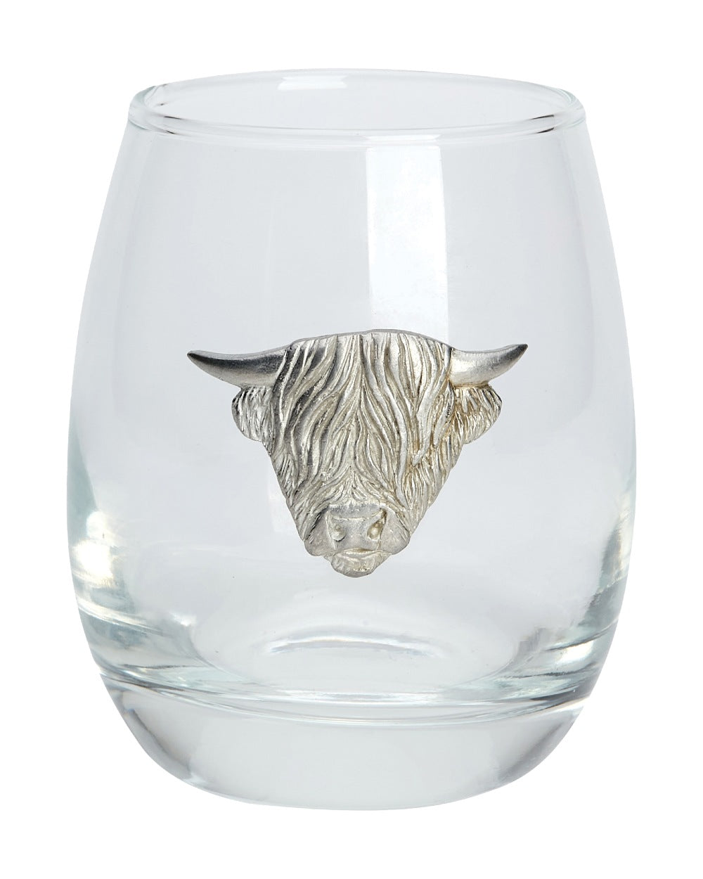 Highland Cow Styled Bisley Wine Tumbler on a white background #style_highland-cow