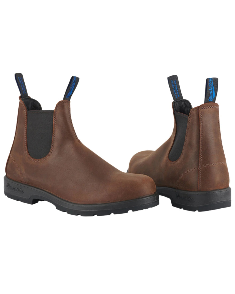 Antique Brown coloured Blundstone 1477 Antique Brown Waterproof Boots on white background #colour_antique-brown