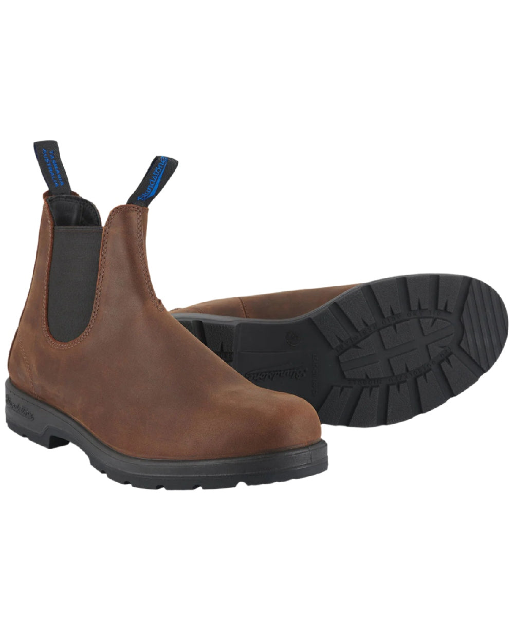 Antique Brown coloured Blundstone 1477 Antique Brown Waterproof Boots on white background #colour_antique-brown