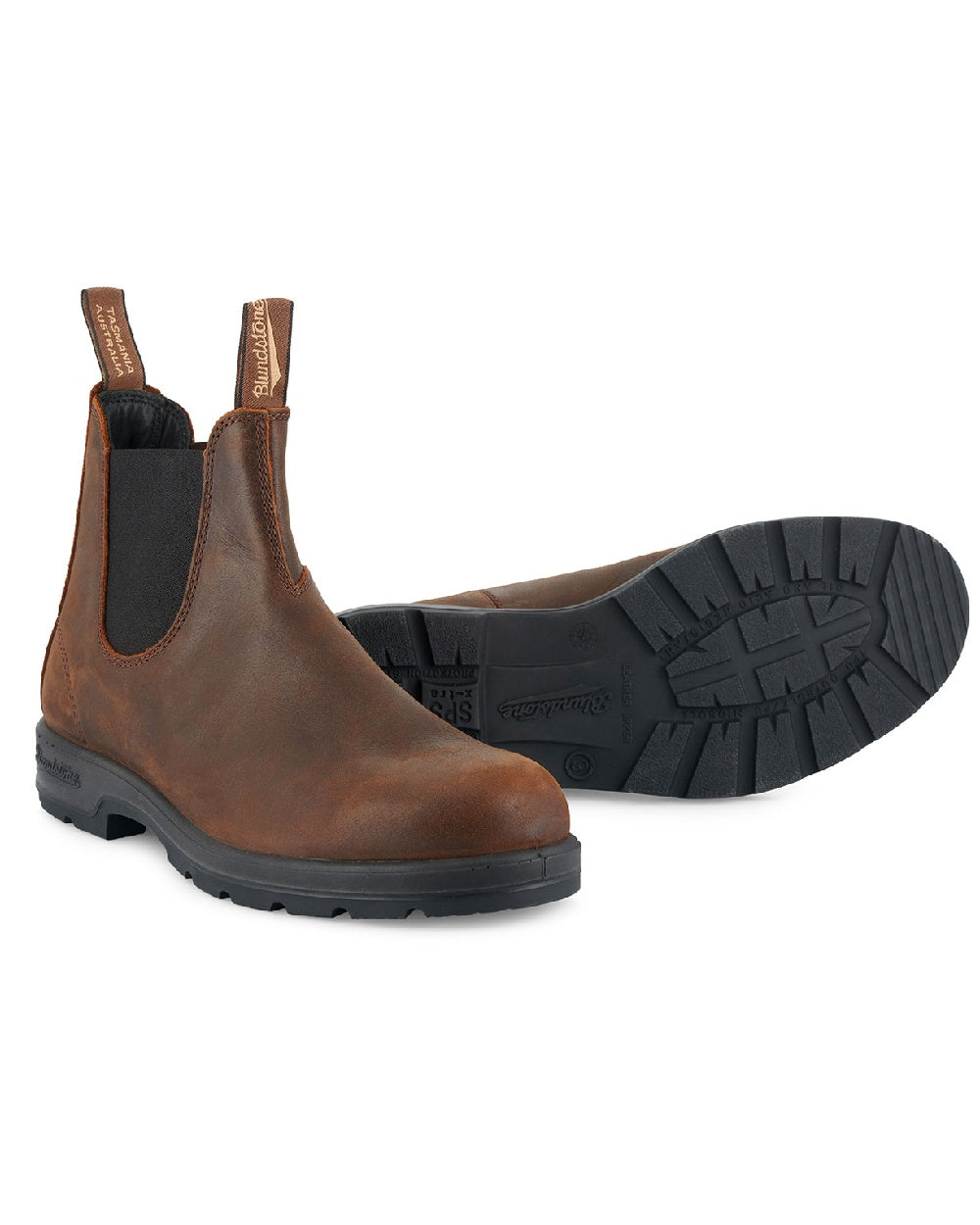 Antique brown coloured Blundstone 1609 Antique Brown Boots on white background #colour_antique-brown