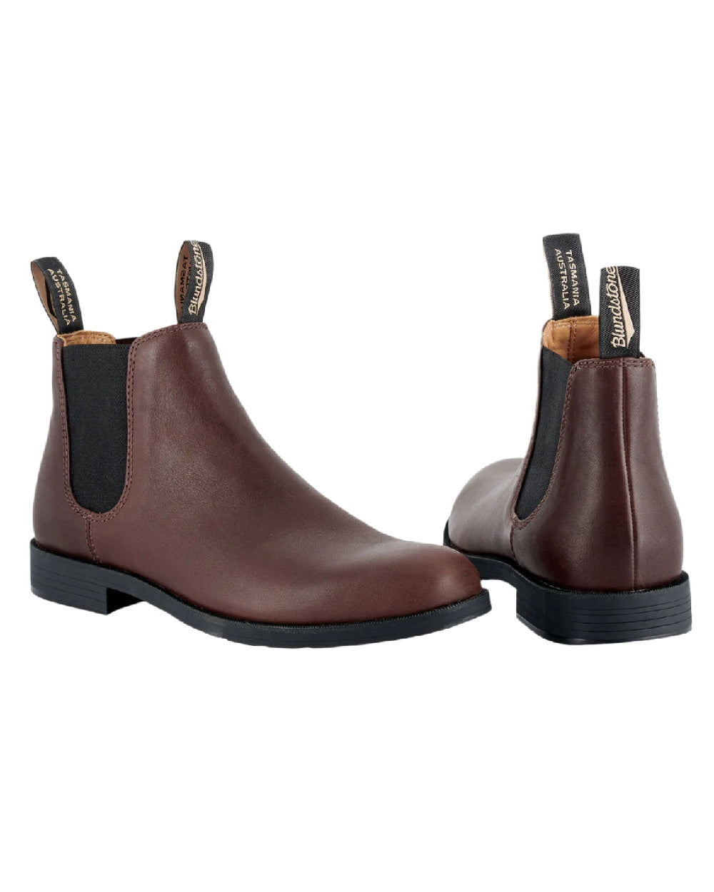 Chestnut Brown coloured Blundstone 1900 Chestnut Brown Dress Boots on white background #colour_chestnut-brown