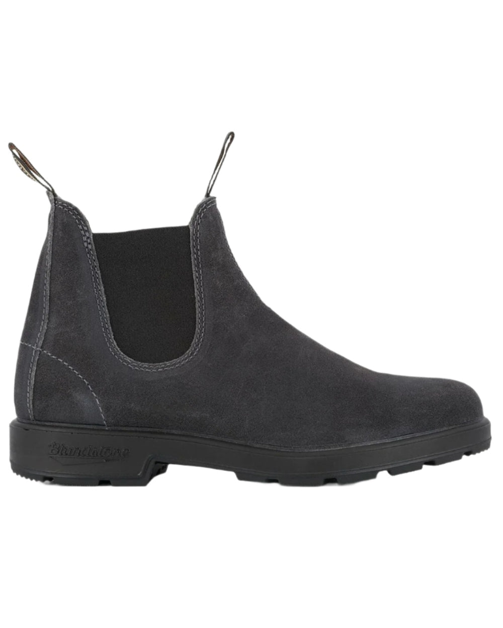 Steel Grey coloured Blundstone 1910 Steel Grey Suede Leather Chelsea Boots on white background #colour_steel-grey