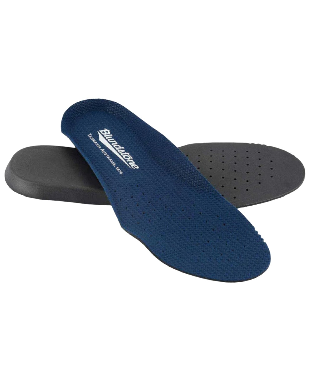 Black Navy coloured Blundstone 1917 Boots Black with Navy Elastic on white background #colour_black-navy