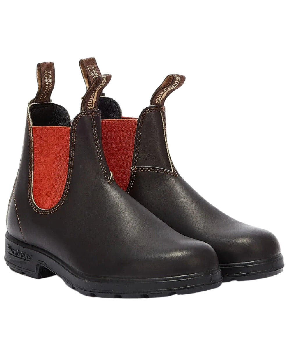 Brown Terracotta coloured Blundstone 1918 Brown Terracotta Chelsea Boots on white background #colour_brown-terracotta