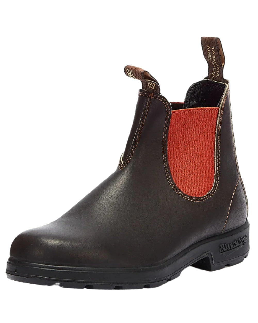 Brown Terracotta coloured Blundstone 1918 Brown Terracotta Chelsea Boots on white background #colour_brown-terracotta
