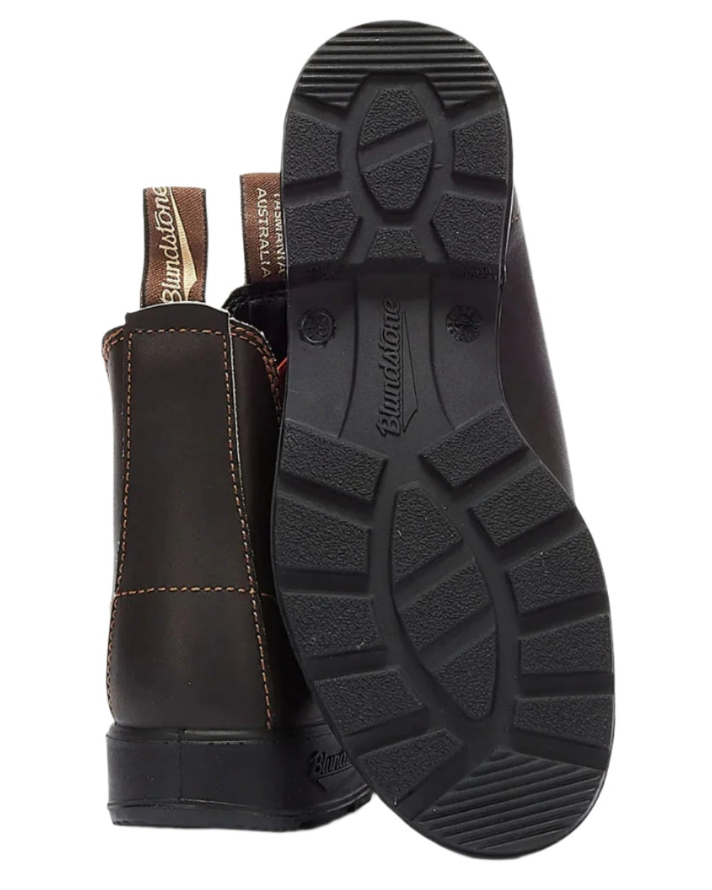 Brown Terracotta coloured Blundstone 1918 Brown Terracotta Chelsea Boots on white background #colour_brown-terracotta