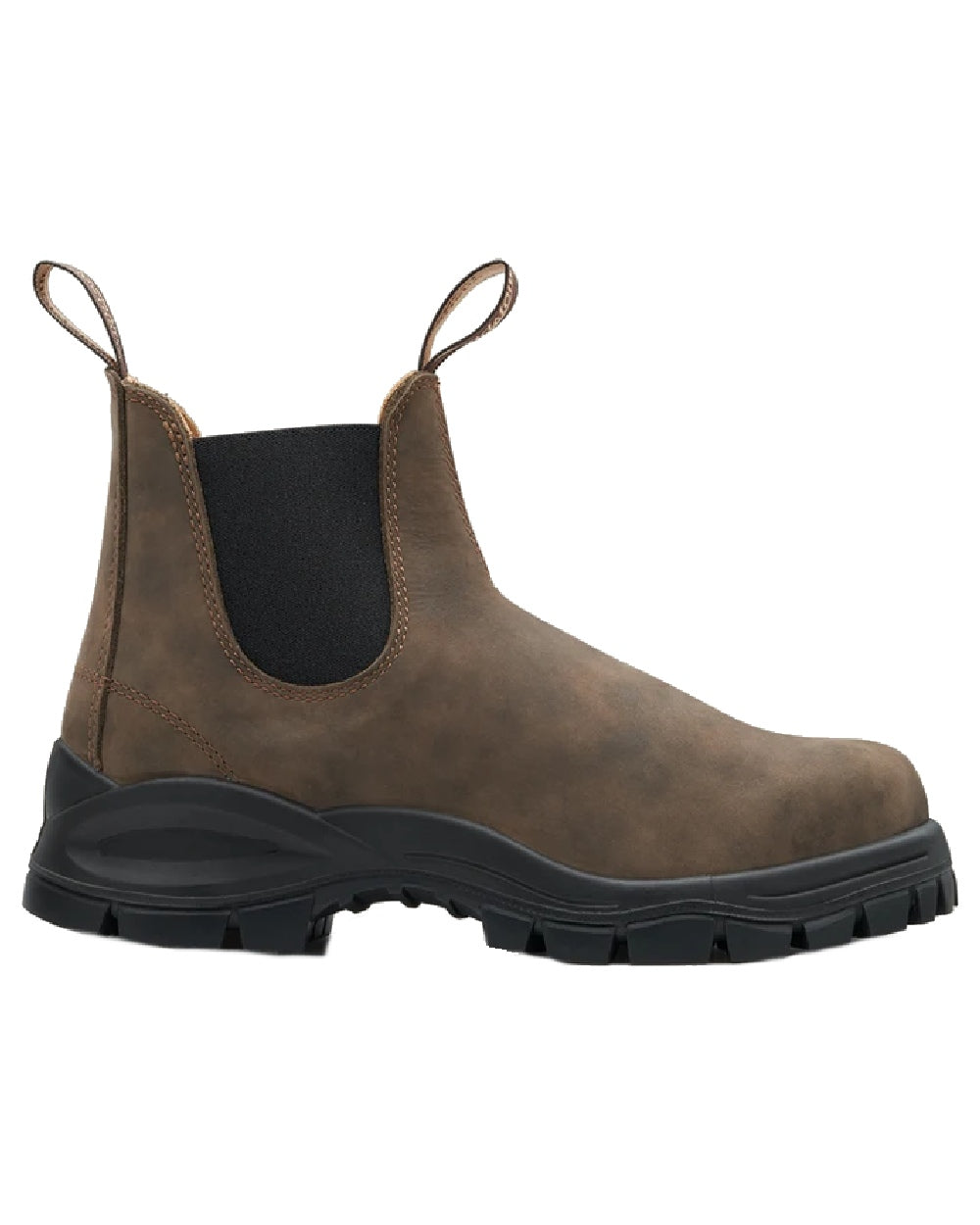 Rustic Brown coloured Blundstone 2239 Leather Chelsea Boots on white background #colour_rustic-brown