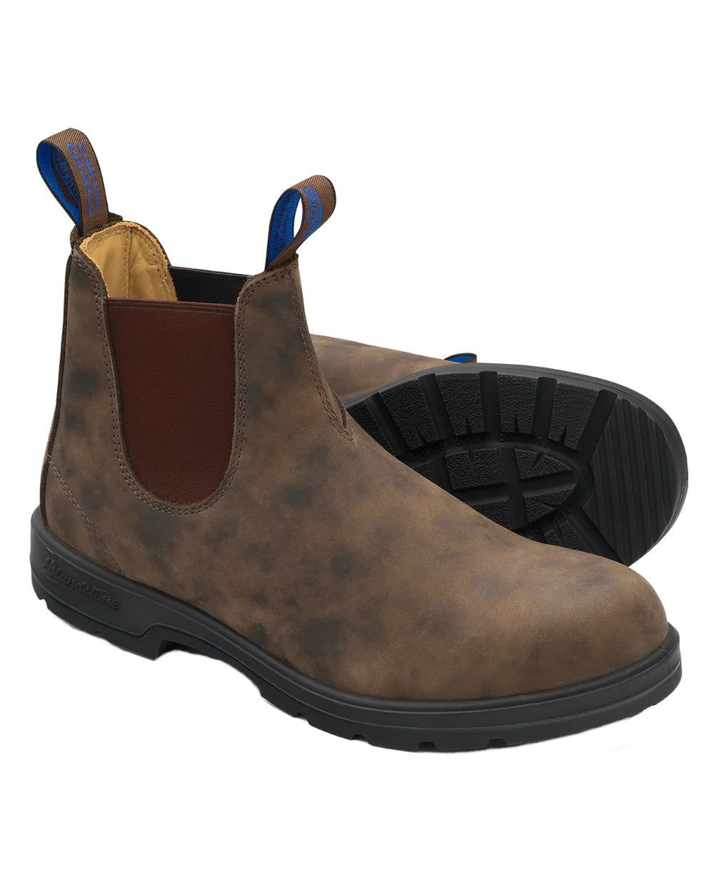 Rustic Brown coloured Blundstone 584 Waterproof Rustic Brown Leather on white background #colour_rustic-brown