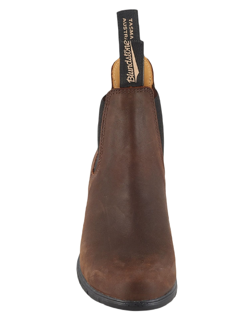 Antique Brown coloured Blundstone Womens 1673 Chelsea Boots on white background #colour_antique-brown