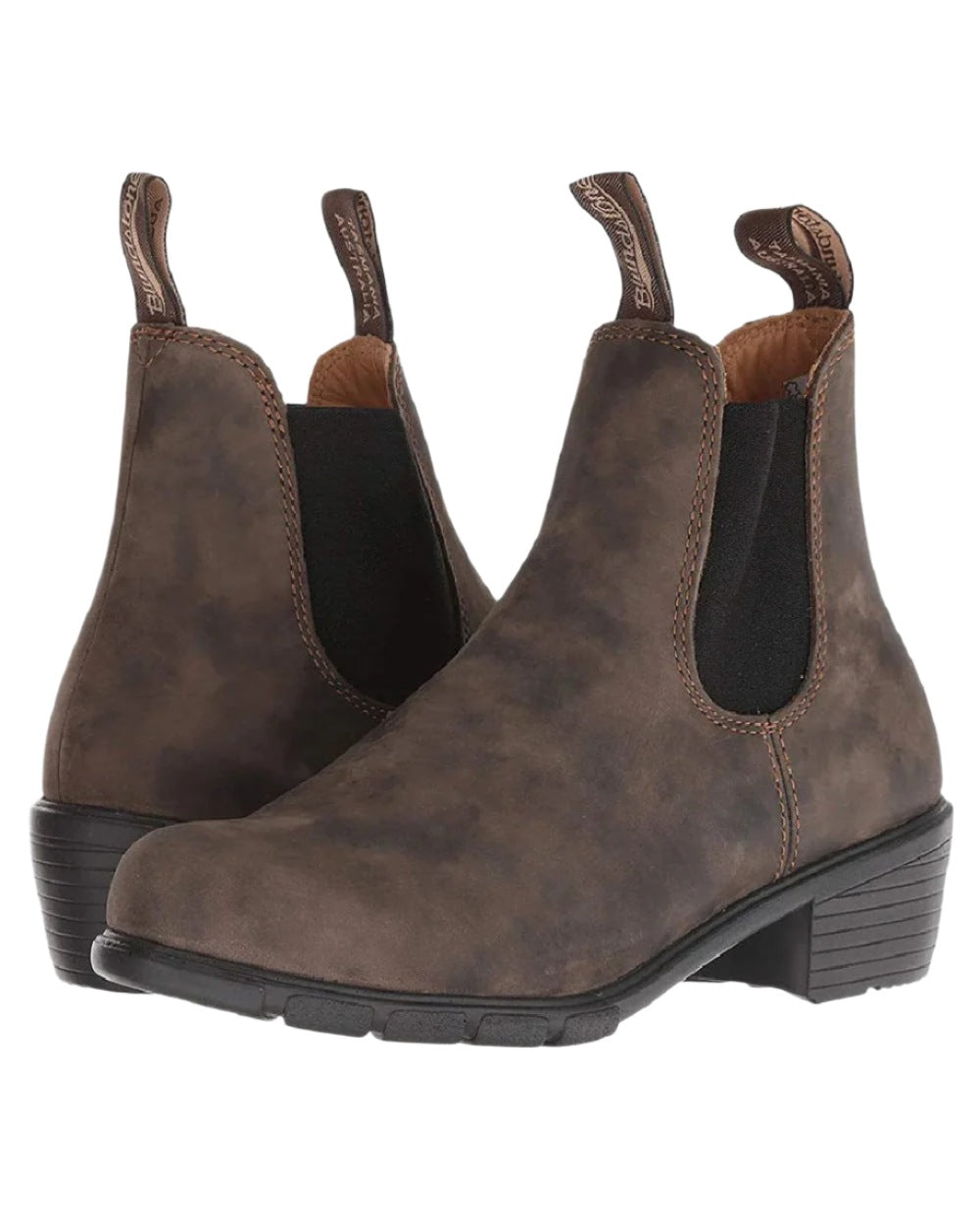 Rustic Brown coloured Blundstone Womens 1677 Leather Boots on white background #colour_rustic-brown