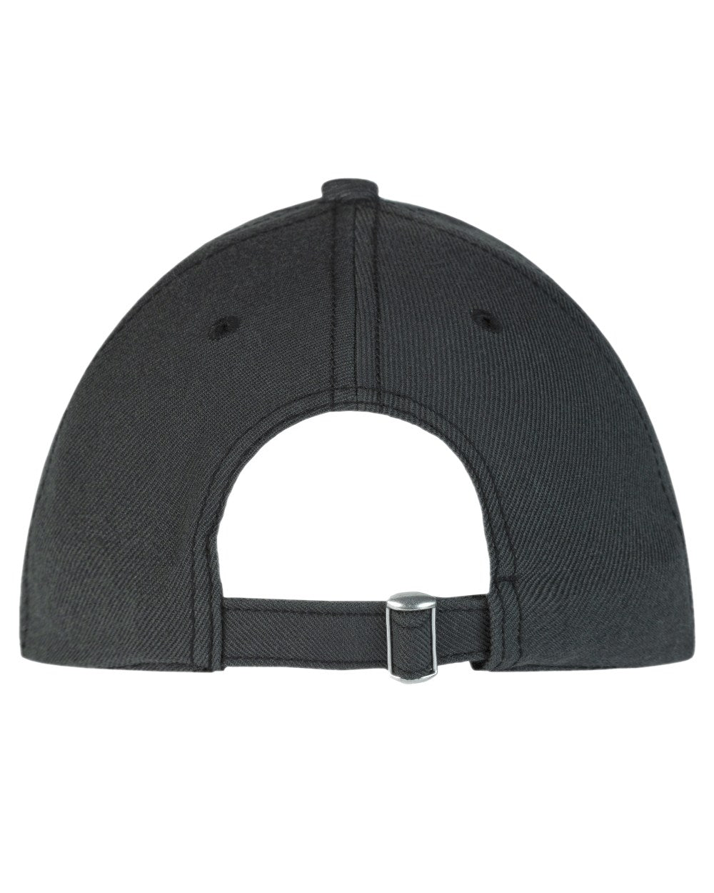 Black Coloured Buff Chill Baseball Cap on white background #colour_black