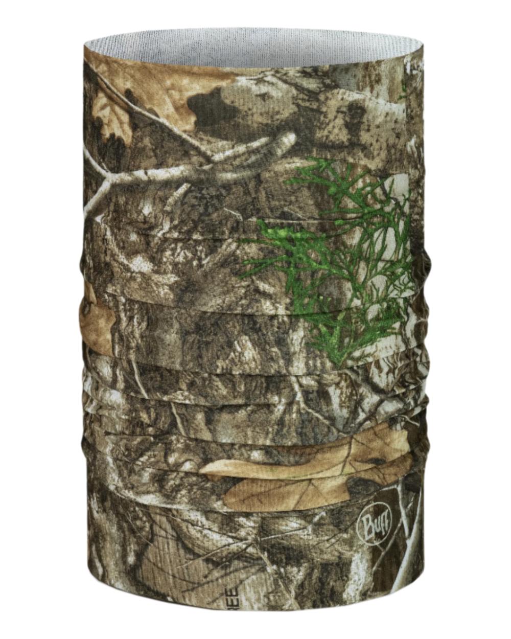 Forest Coloured Buff Coolnet UV Realtree Edge Neckwear on white background #colour_forest