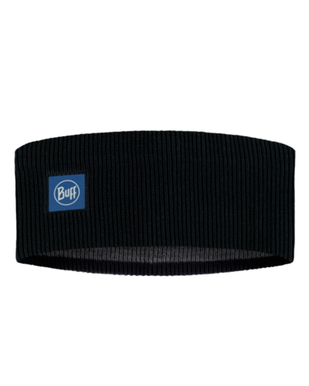 Night Blue Coloured Buff CrossKnit Headband on white background #colour_night-blue