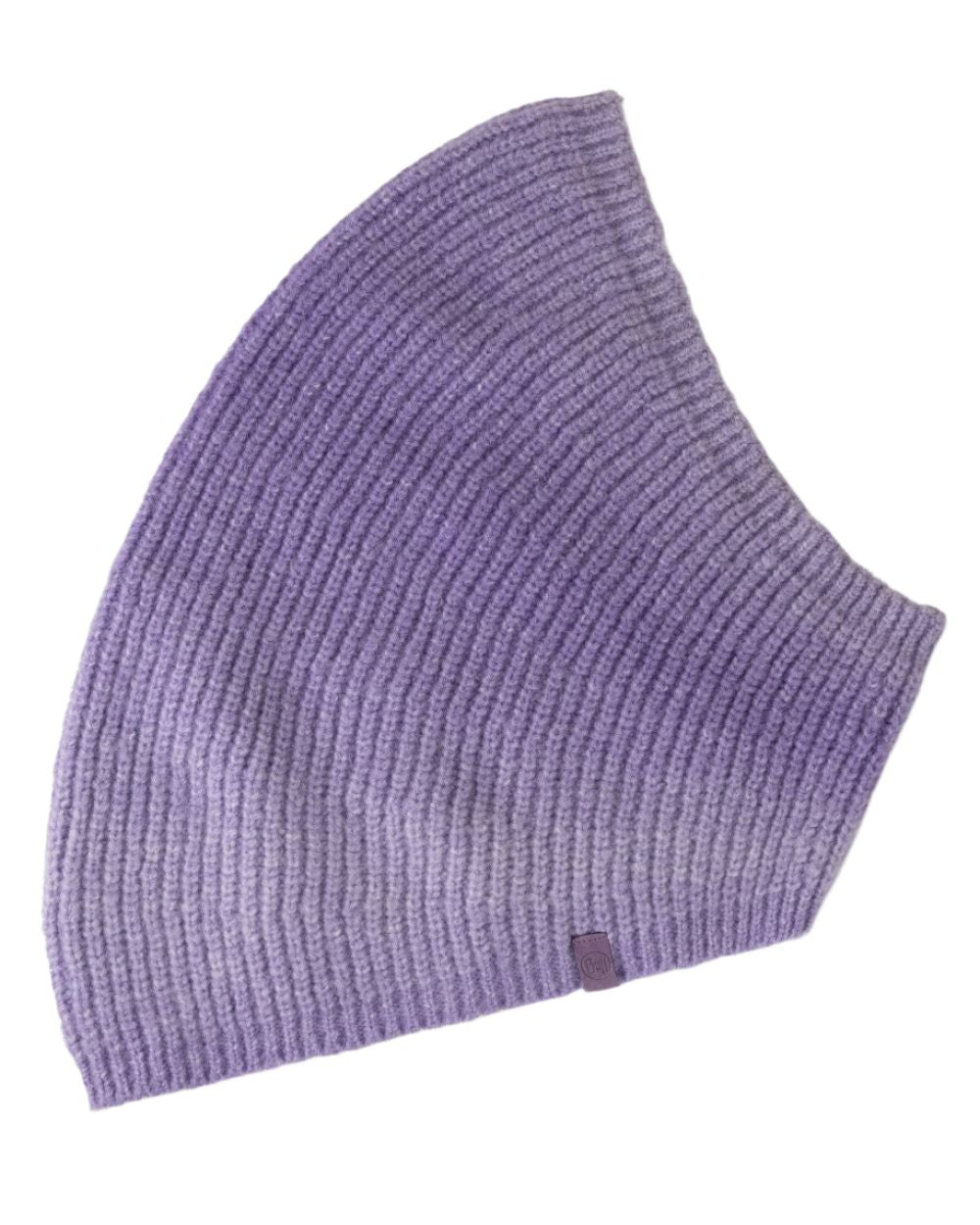 Lavender coloured Buff Datma Knitted Neckwarmer on white background #colour_lavender