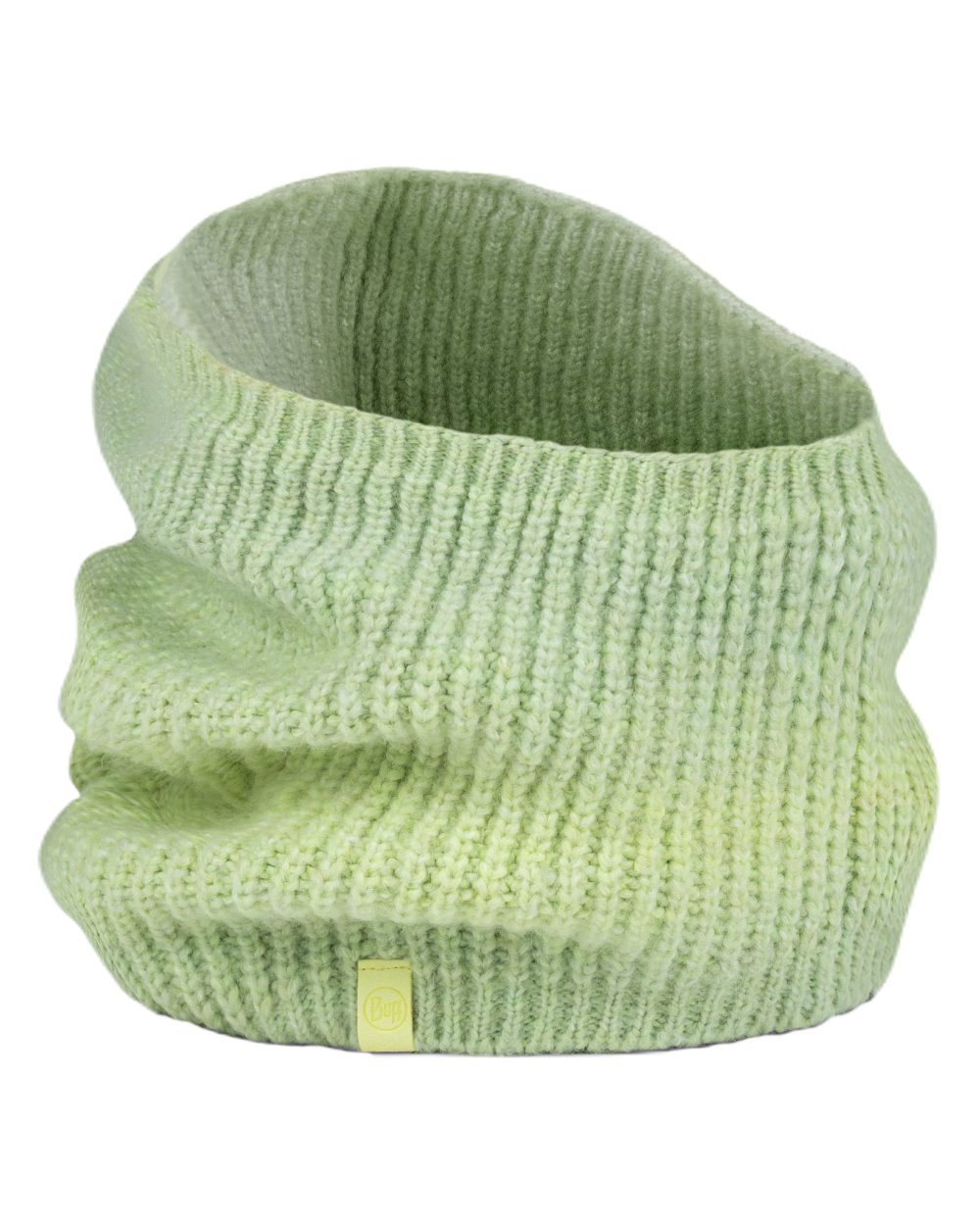Opaline coloured Buff Datma Knitted Neckwarmer on white background #colour_opaline