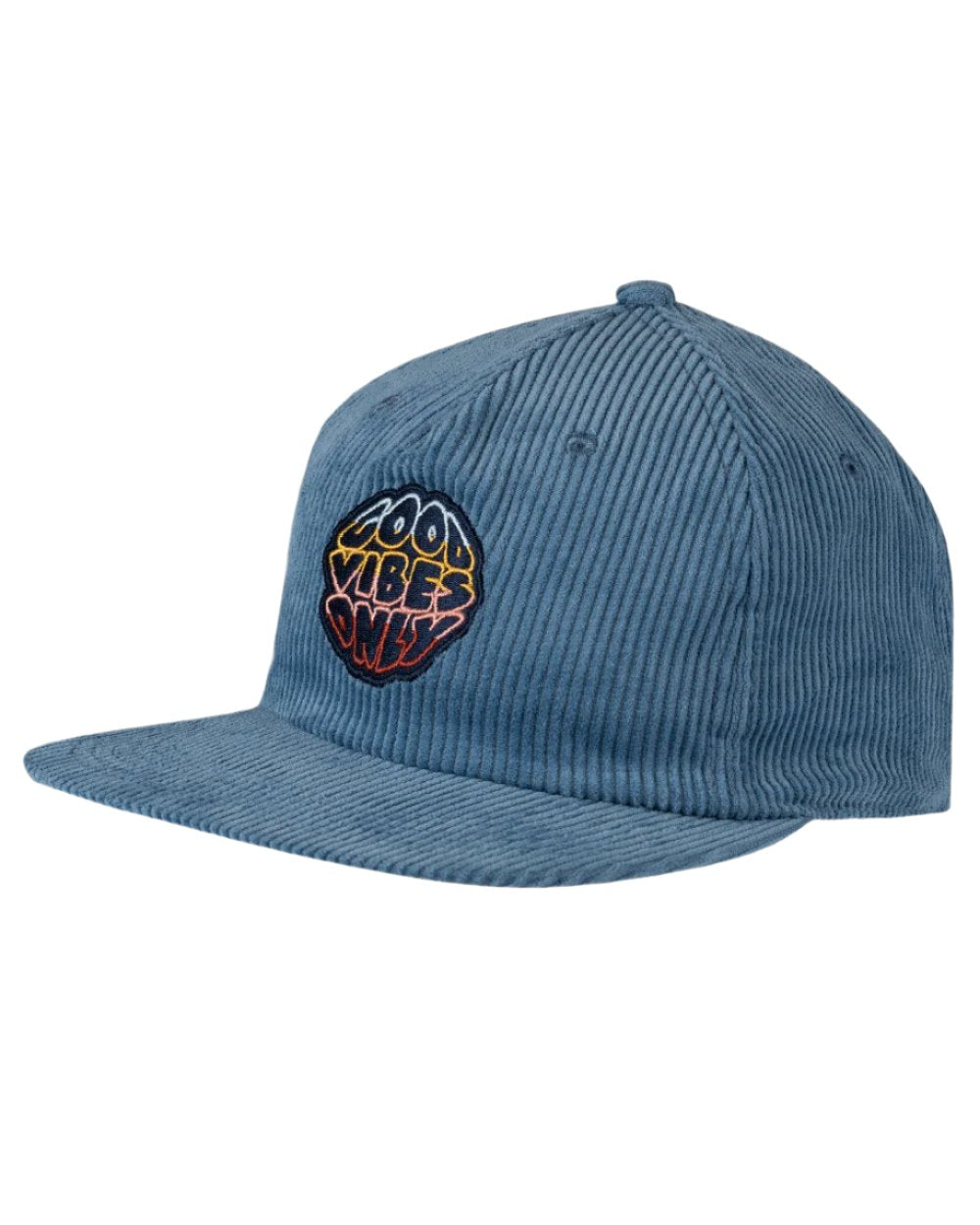 Water Coloured Buff Dister Chill Trucker Cap on white background #colour_water
