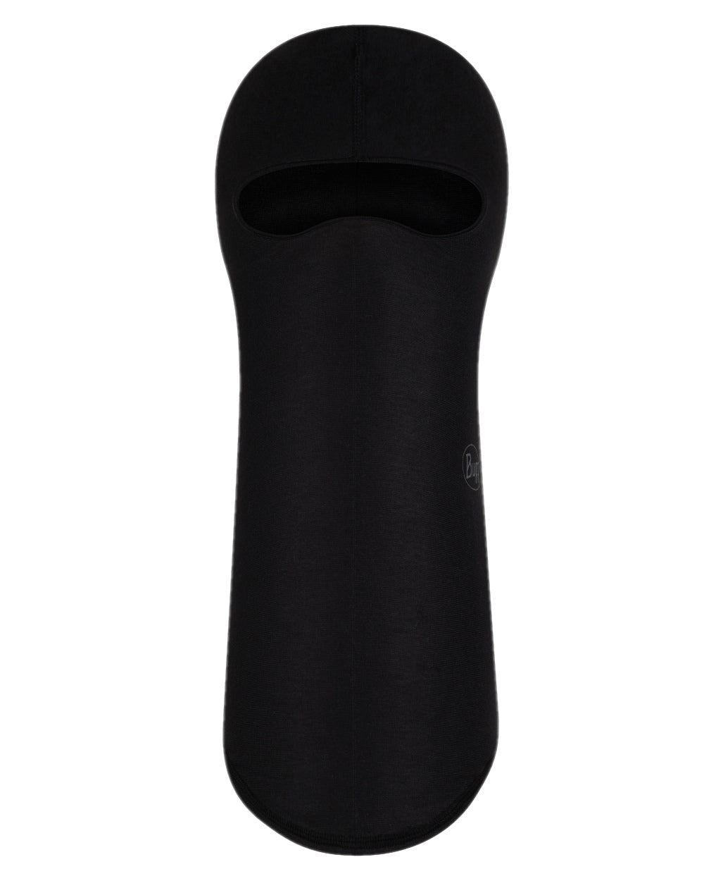 Black Coloured Buff Ecostretch Balaclava on white background #colour_black