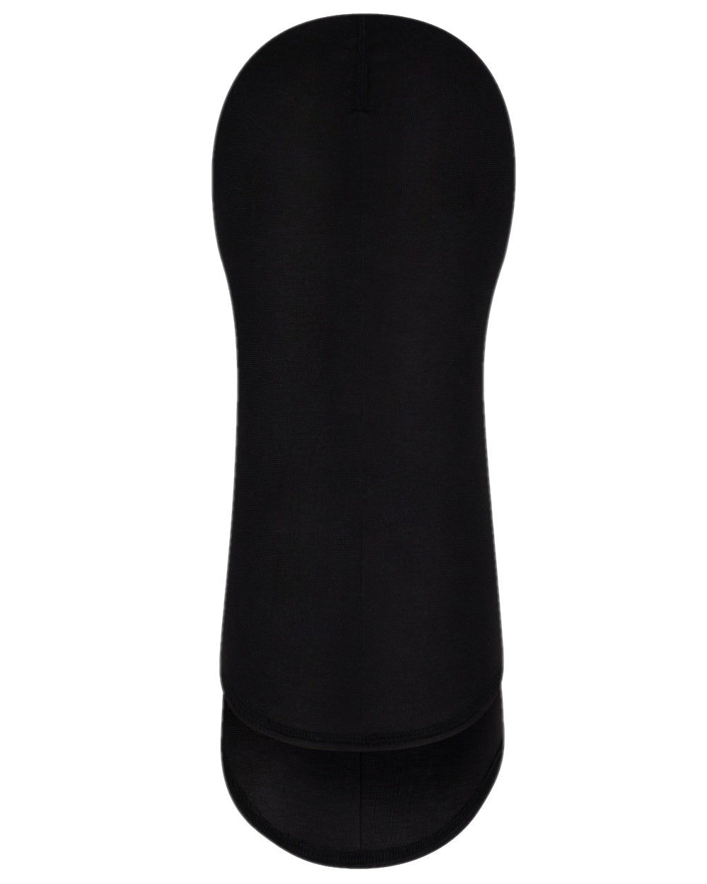 Black Coloured Buff Ecostretch Balaclava on white background #colour_black