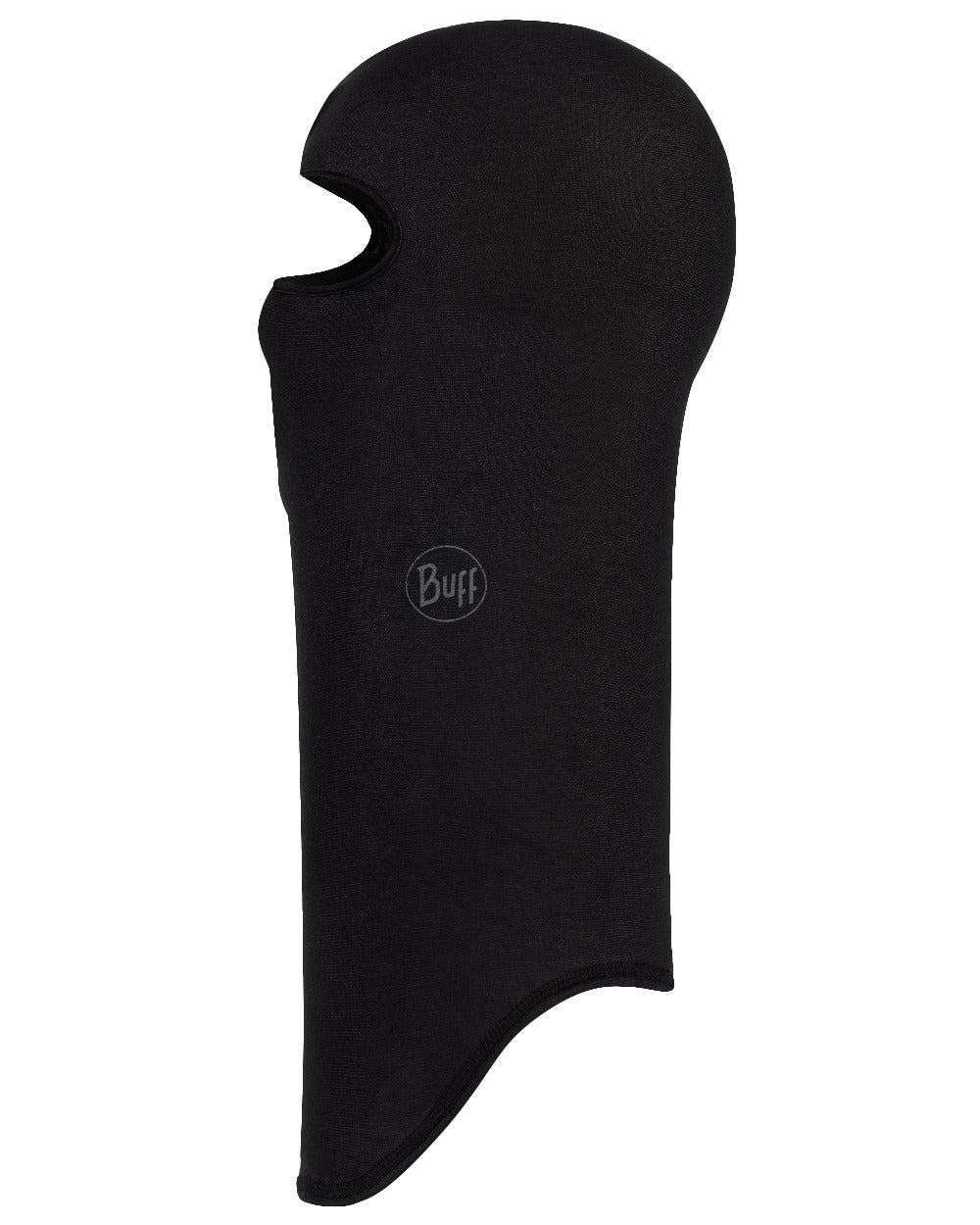 Black Coloured Buff Ecostretch Balaclava on white background #colour_black