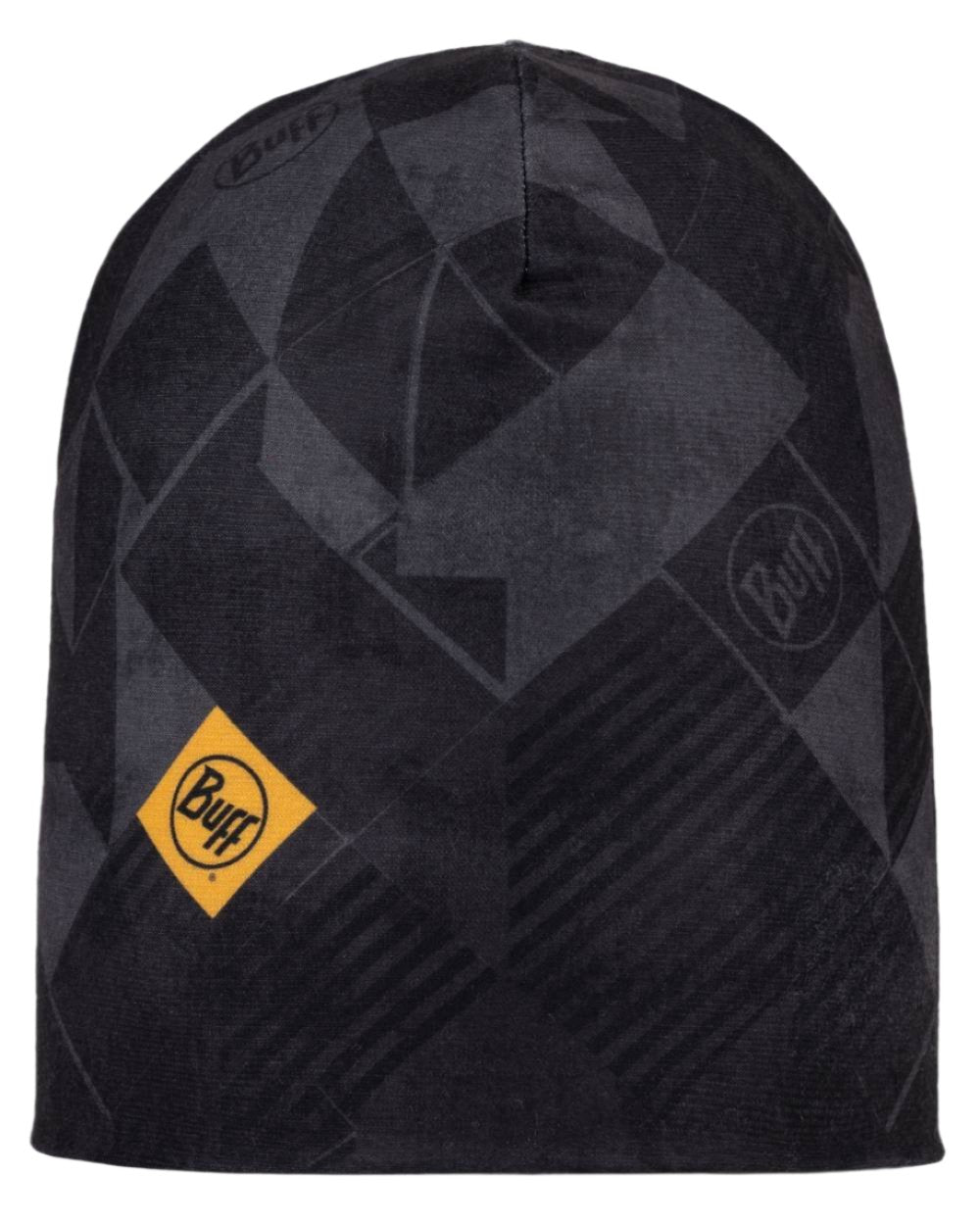 Graphite Coloured Buff Ecostretch Beanie on white background #colour_graphite