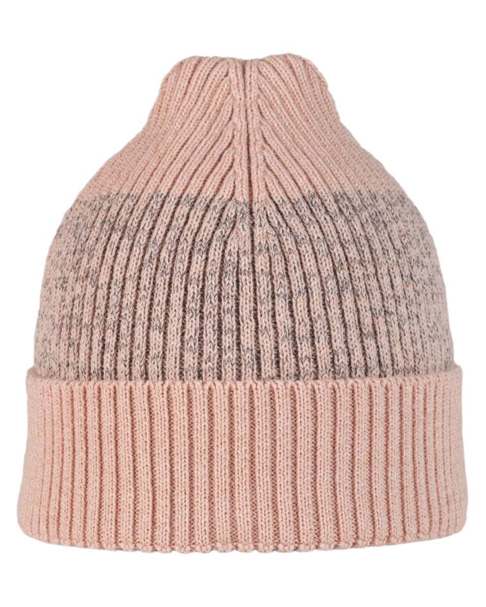 Pale Pink Coloured Buff Merino Active Beanie on white background #colour_pale-pink
