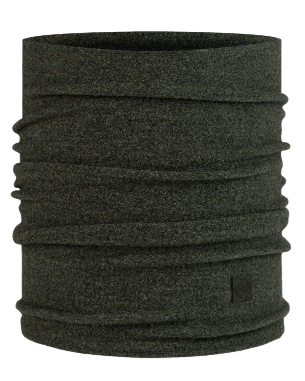 Cedar Coloured Buff Merino Fleece Neck Warmer on white background #colour_cedar
